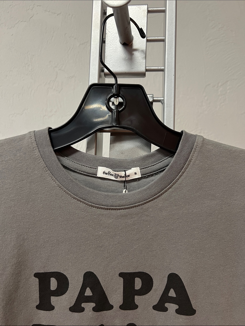 Bee & The Fox Papa Bear Men’s Grey Graphic Tee-Shirt New Size Small — image 3 of 8